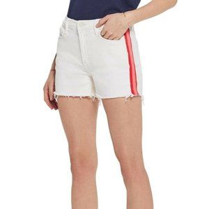 MOTHER Denim The Sinner Frayed Denim Shorts